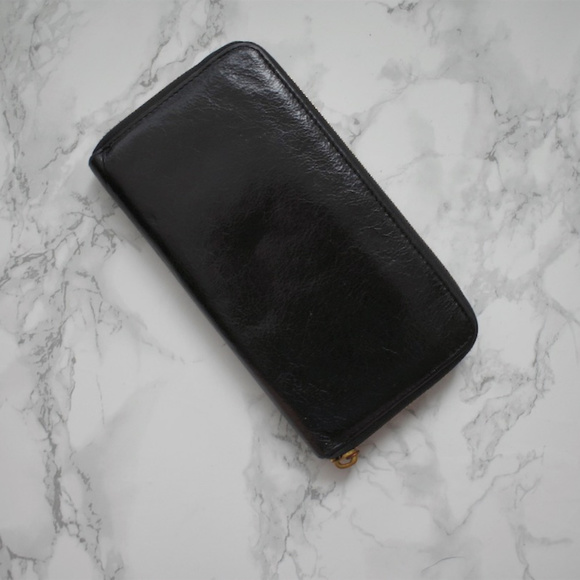 Tory Burch Black Continental Leather Wallet - Picture 3 of 5